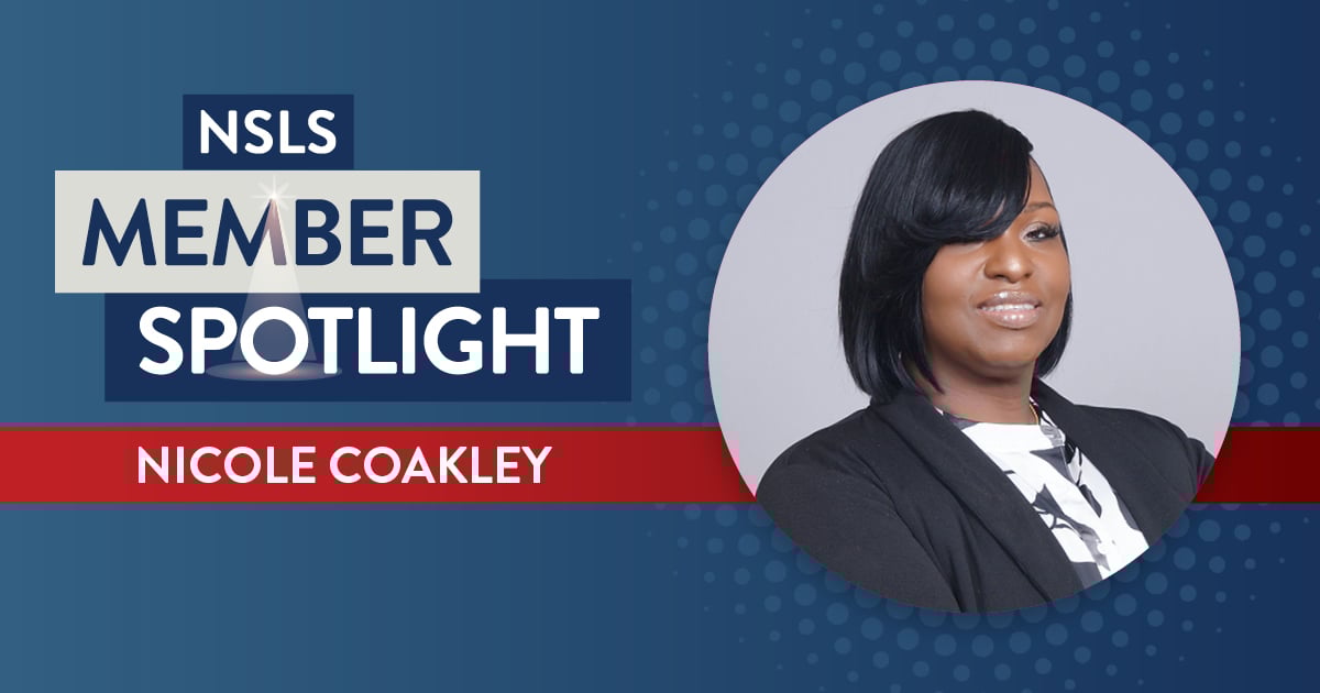 NSLS Member Spotlight: Nicole Coakley.