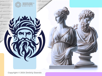 Zeus The Thunderer Logo branding greek god logo greek mythology logo lightning logo logo mythology logo olympian logo sky god logo thunderbolt logo zeus icon zeus logo design zeus symbol