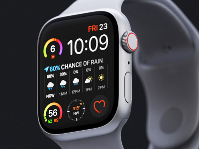 Apple Watch UI 3d 3d watch animation apple apple watch design graphic design minimal mobile mobile design motion graphics product design smartwatch ui watch ui web design