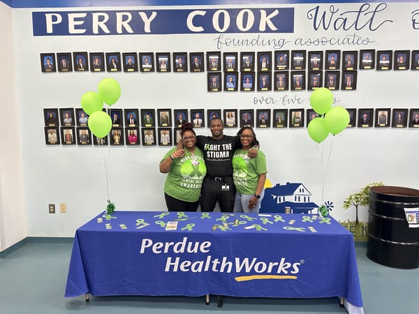 Zymec Ramsey from the NSLS chapter at Columbia Southern University provides education and resources for men's mental health