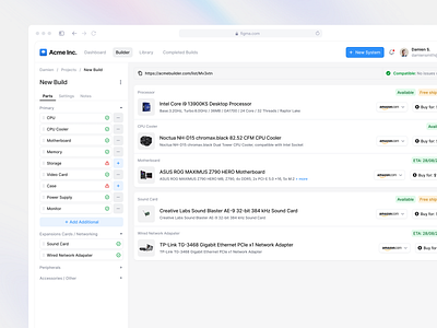 System Builder Sidebar builder clean crm design groups interface item manage management menu minimal nav product saas search sidebar ui ui design ux ux design