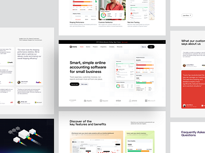 Inviro - Inventory Management Landing Page business clean design homepage interface inventory inventory management landing page management saas saas landing page saas web design ui uiux ux web web design website